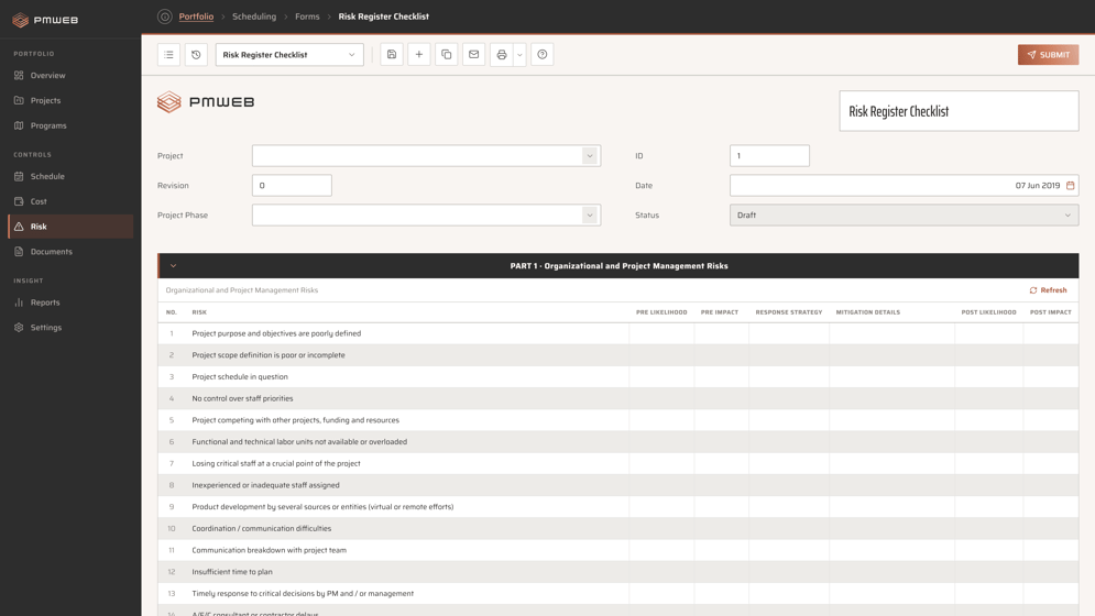 Using Checklists to Build a Comprehensive Risk Register