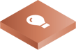 Icon with lightbulb