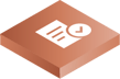 Icon of a document with a checkmark