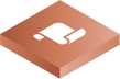 Icon of a document that is curled at the ends