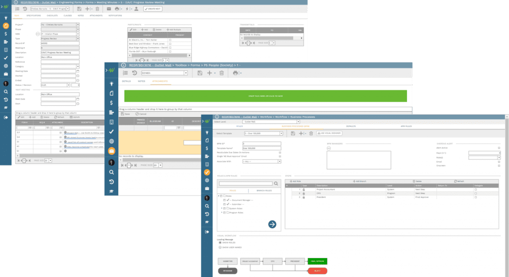 PMWeb 7 Outlet Mail Engineering Forms  Outlet Mail Toolbox Forms Outlet Mail Workflow for PMO