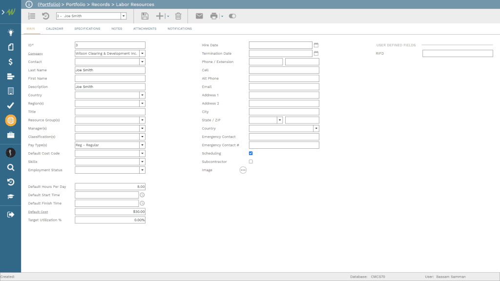 PMWeb 7 Portfolio Records Labor Resources for GDPR compliance