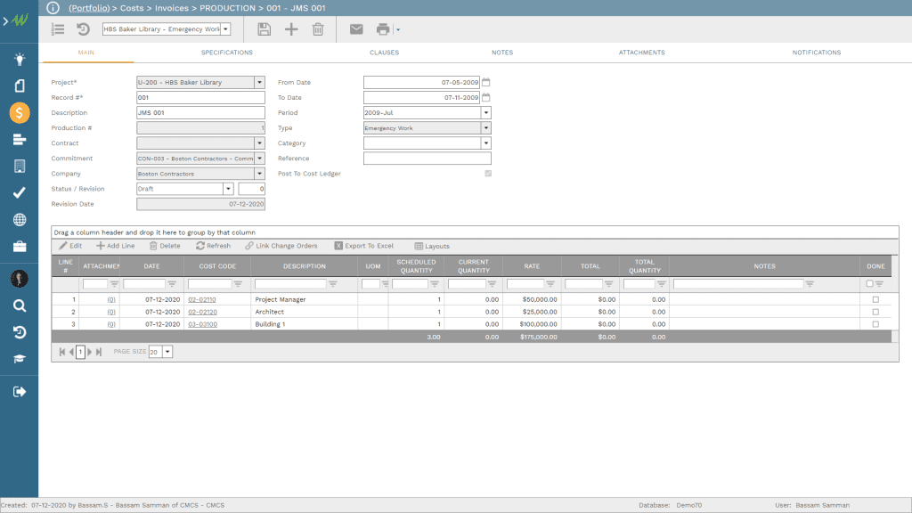 Managing, Monitoring, Evaluating, and Tracking Joint Measurement Records on Construction Projects