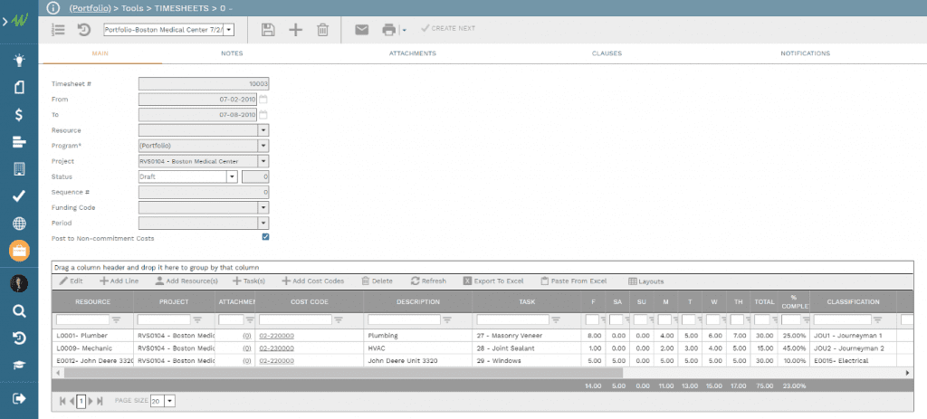 Capturing Actual Resource Hours and Cost for Completing Deliverables for cost estimating