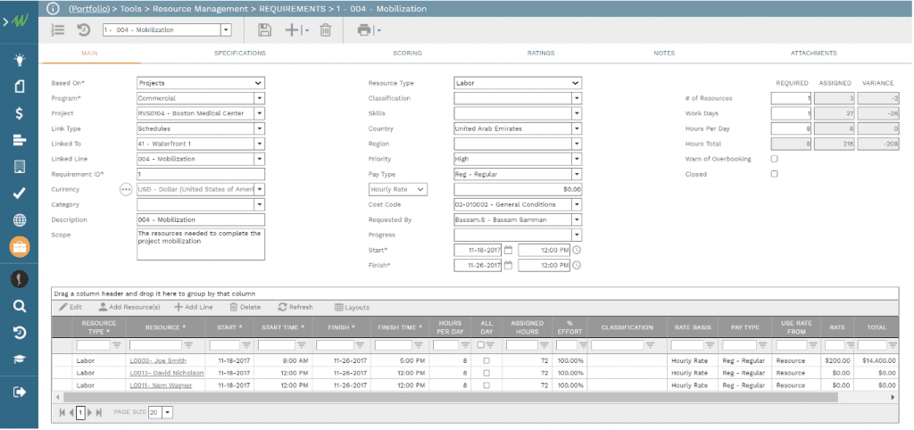 Establishing Resource Requirements for Each Project Deliverable