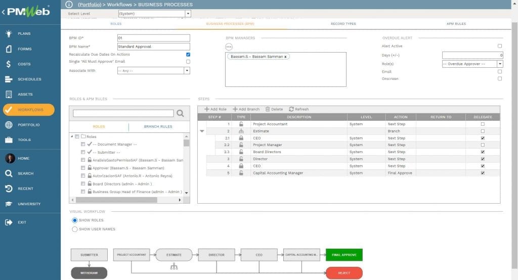 PMWeb 7 Workflow Business Processes 