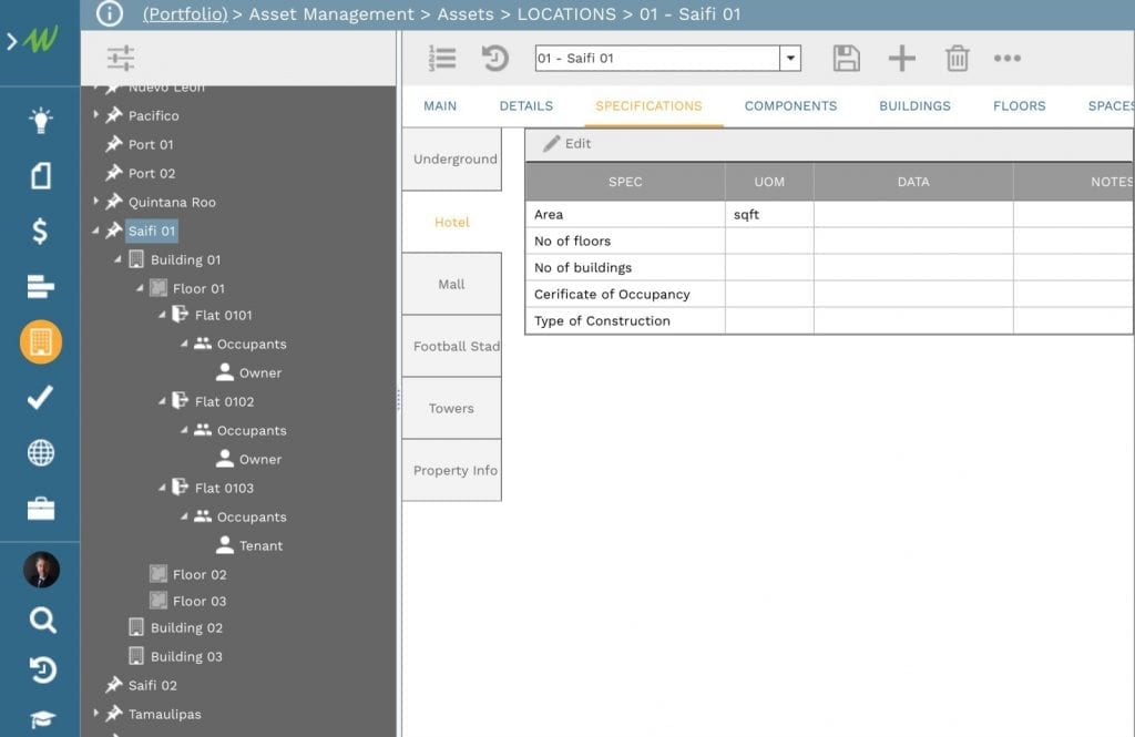 PMWeb 7 Asset Management Locations for Damage Assessment 