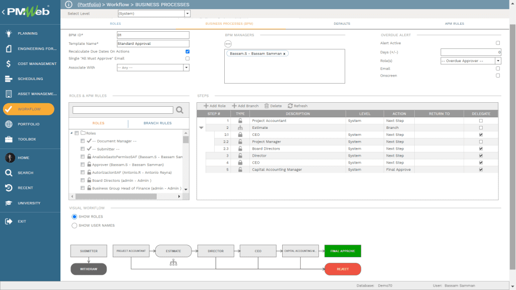 PMWeb 7 Workflow Business Processes 