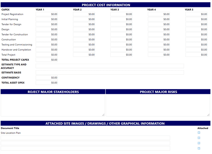 Pmweb 7 Project Cost Information 