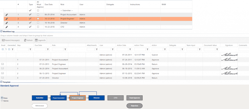 PMWeb 7 Workflow Log 