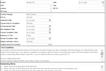 PMWeb 7 Details Taking Over Certificate