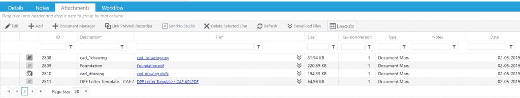 PMWeb 7 Attachments 