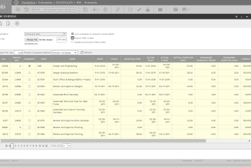 PMWeb 7 Schedules Link Schedule