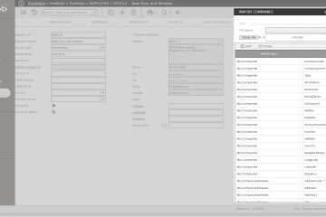 PMWeb 7 Portfolio Suppliers BESCLE