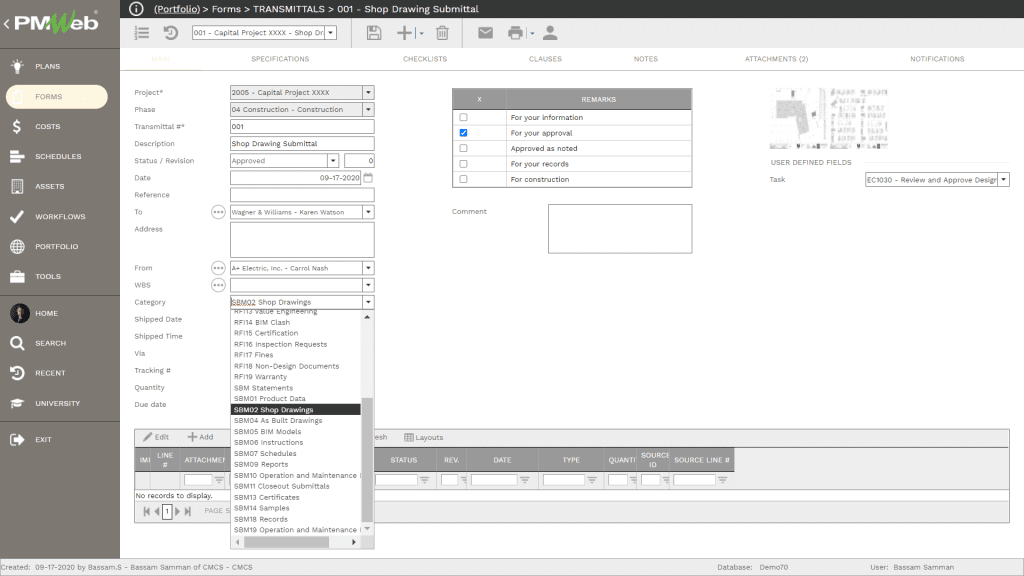 Digitize Document Management and Transmittal Management Processes