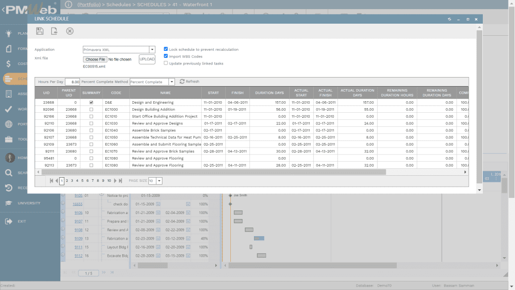 How Cost-Loaded Schedules and Project Management Information System (PMIS) Provide A Real-Time Single-Version-of-the-Truth Earned Value Management Report