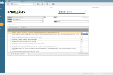 EHS compliance checklist