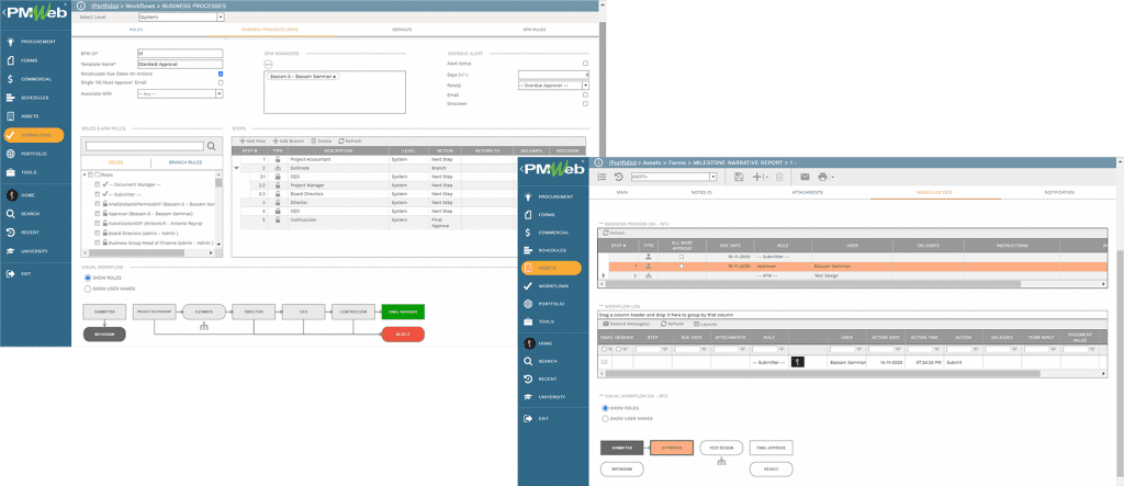 PMWeb 7 Workflow Forms