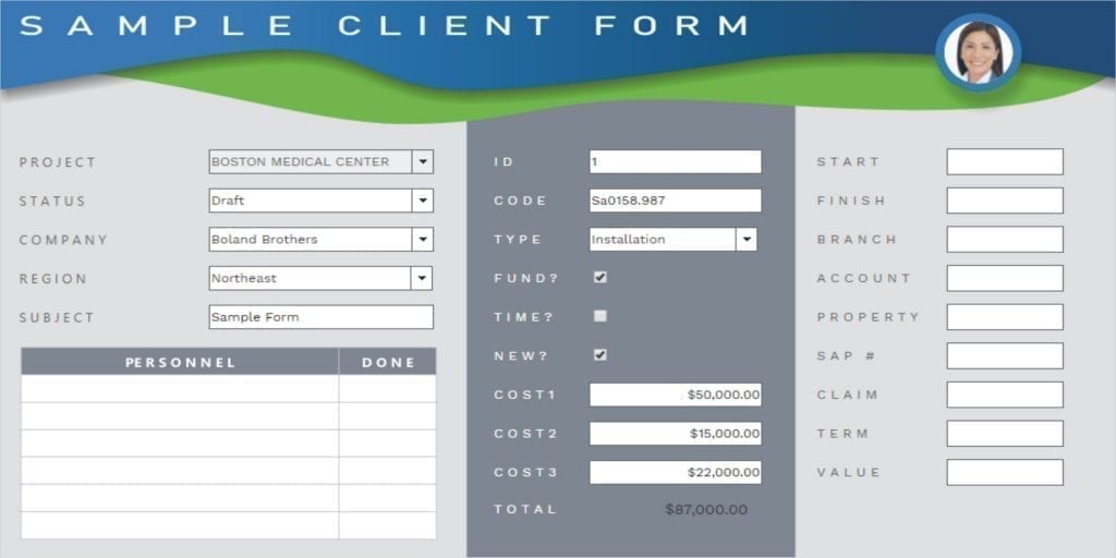 PMWeb Custom Form