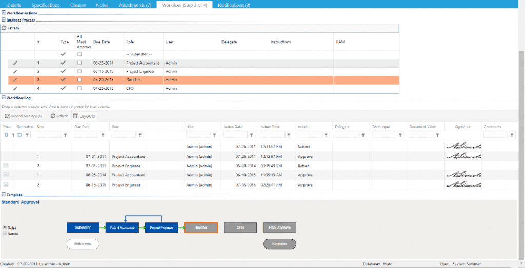 PMWeb 7 Engineering Forms RFIs 
Workflow with Artificial Intelligence