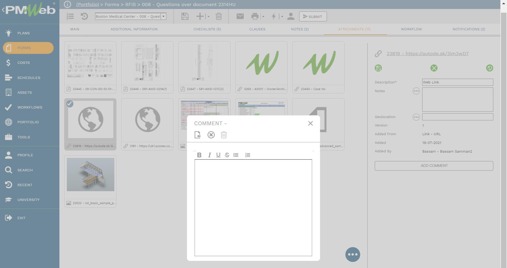 Associating BIM Model Reviews and Remarks with Project Management Business Processes for Capital Construction Projects Delivery