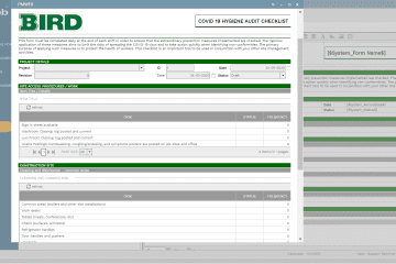 PMWeb 7 Toolbox Form Checklist