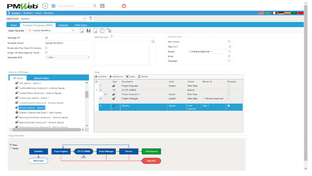 PMWeb 7 Workflow 