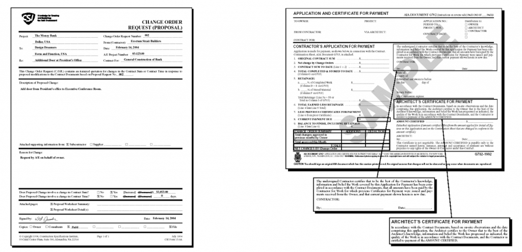 PMWeb 7 Change order Request Proposal 