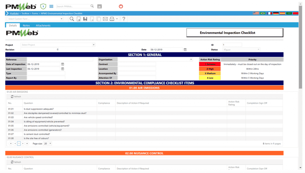 PMWeb 7 Toolbox Forms 