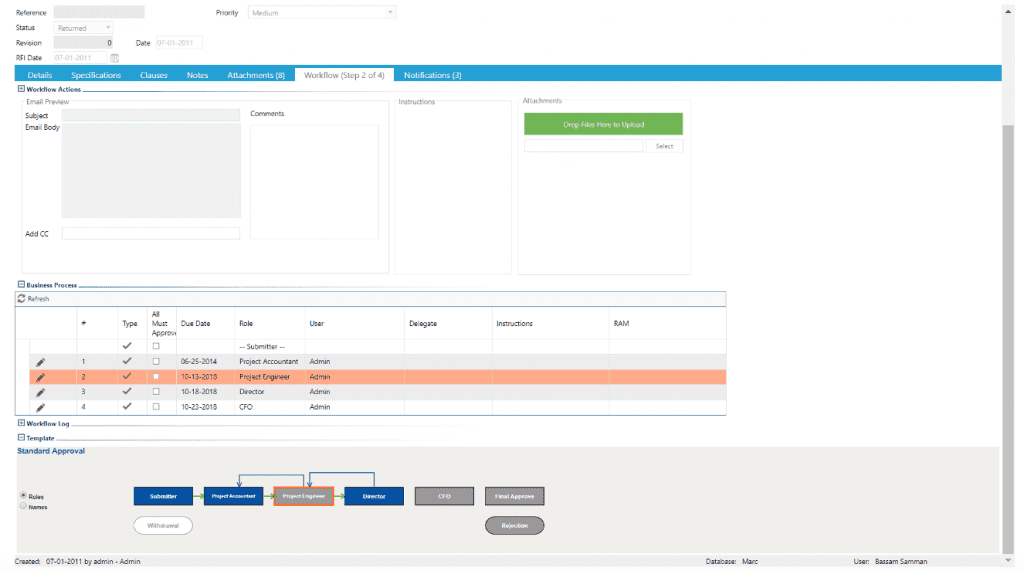 PMWeb 7 Workflow