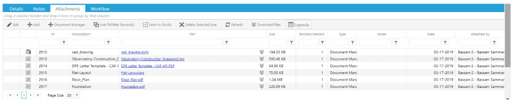 PMWeb 7 Attachments 