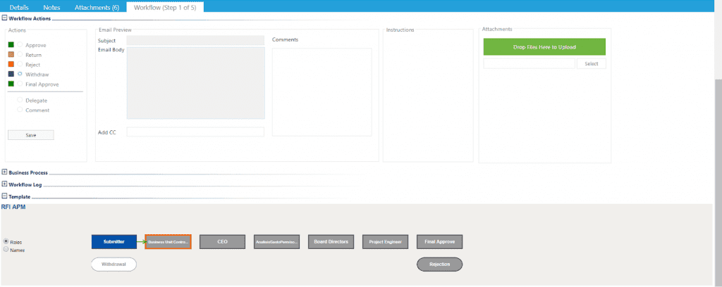 PMWeb 7 Workflow