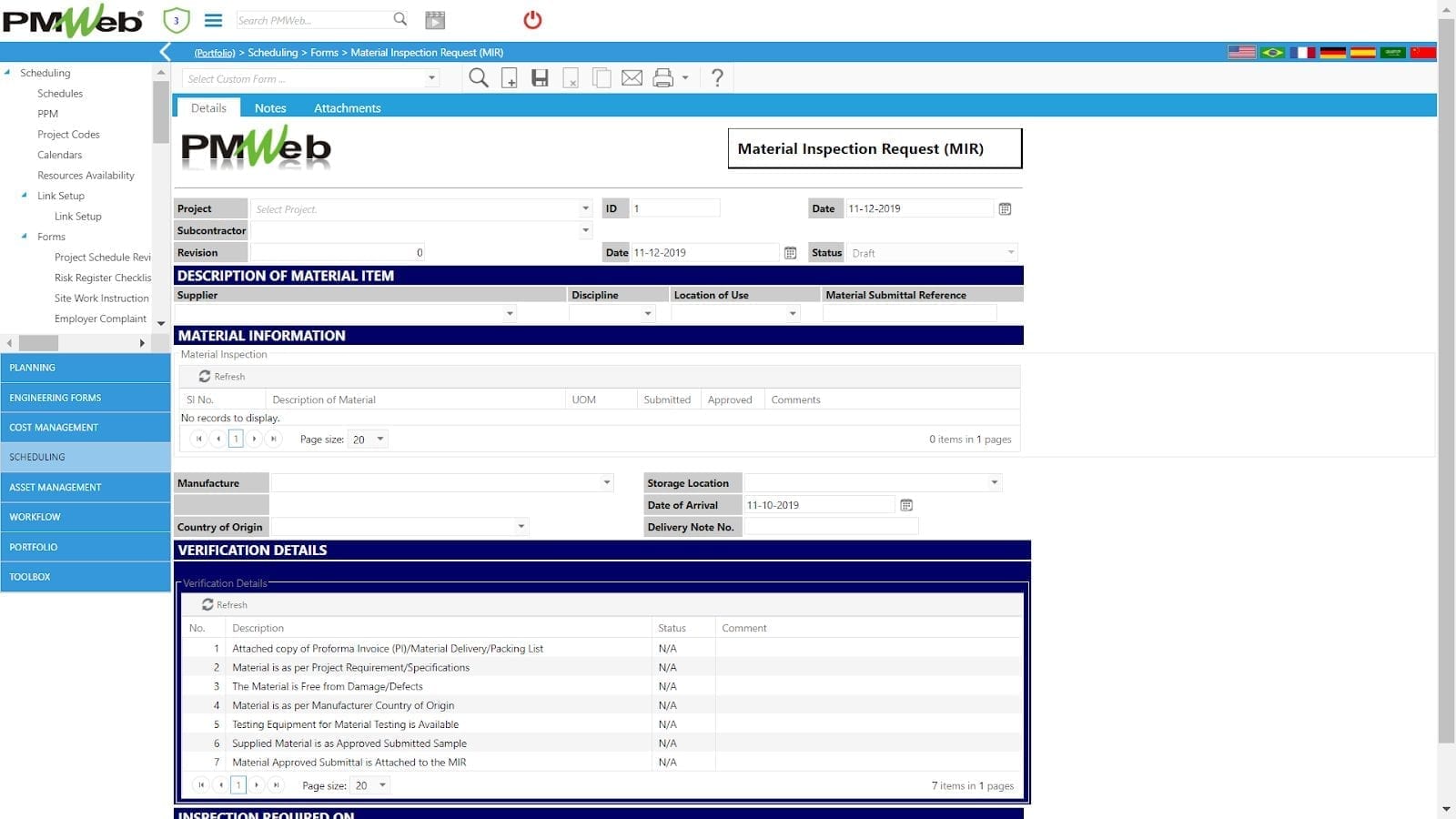 061 Getting Paid for Material Delivered and Stored on Site in Construction Projects by Using Material Inspection Request (MIR) Process