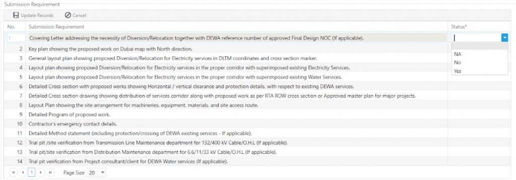 PMMWeb 7 Submission Requirement 