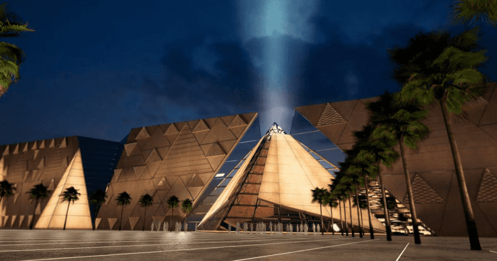 See inside the new Grand Egyptian Museum, located at the pyramids.