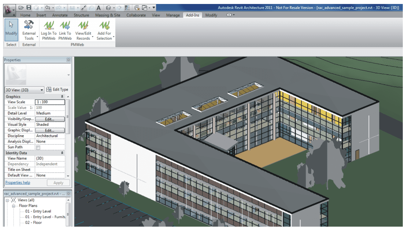 how to model site in revit 2011