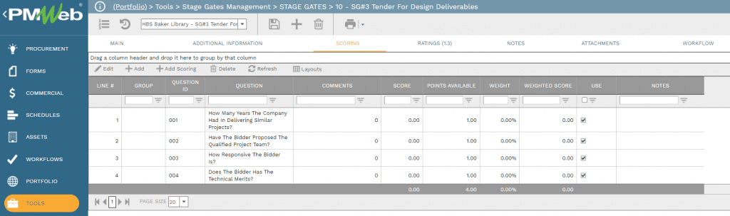 PMWeb 7 Tools Stage Gates Managment 