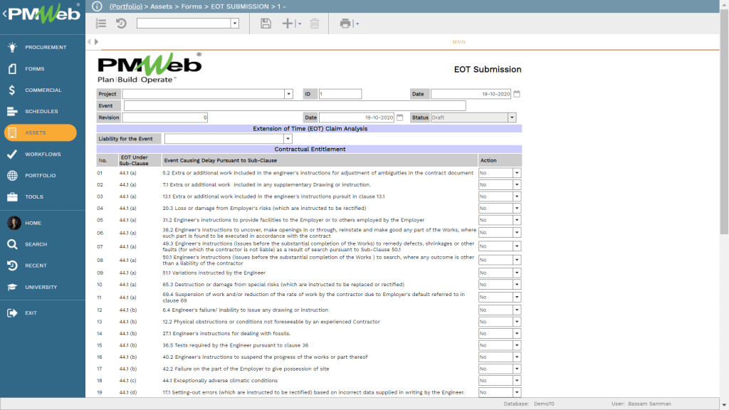 Using A PMIS to Capture, Document, Analyze and Review All Delay Events