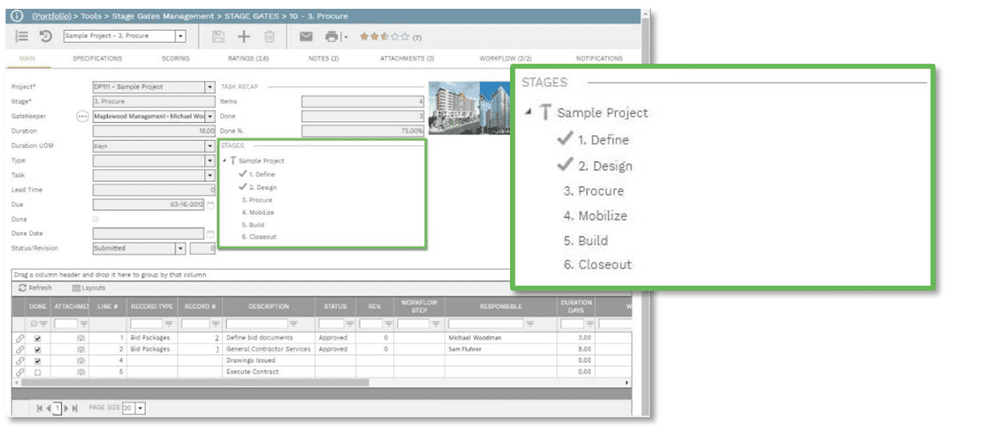 PMWeb 7 Tools Stage Gates Managment 