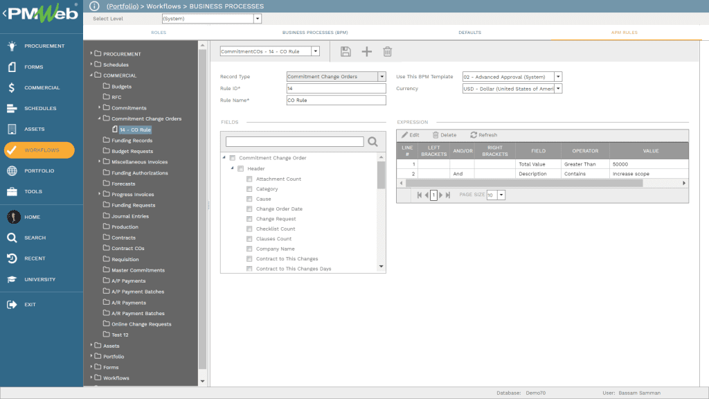 PMWeb 7 Workflows Business Processes to reduce fraud