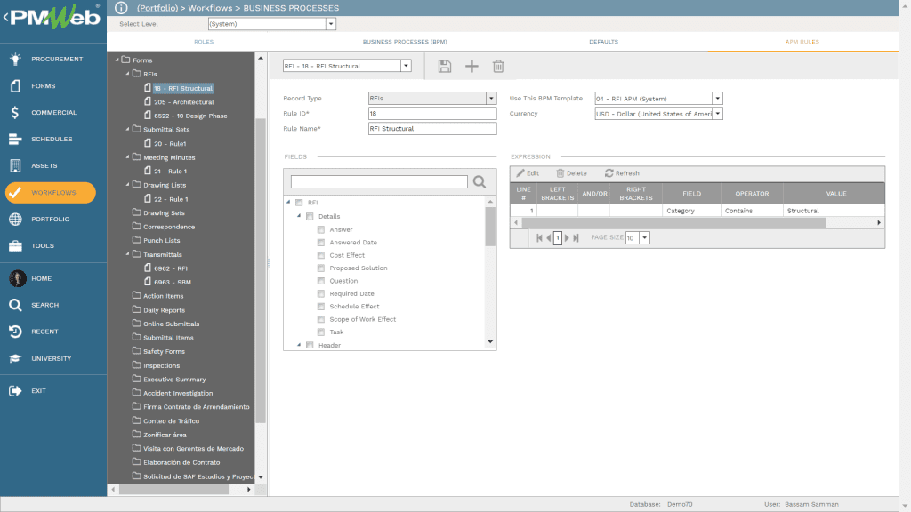 PMWeb 7 Workflows Business Processes to reduce fraud