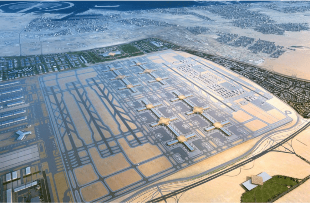 Dubai Aviation Engineering Projects overhead Shot