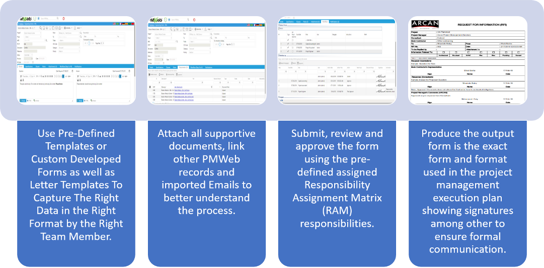 PMWeb 7 Project Information Data