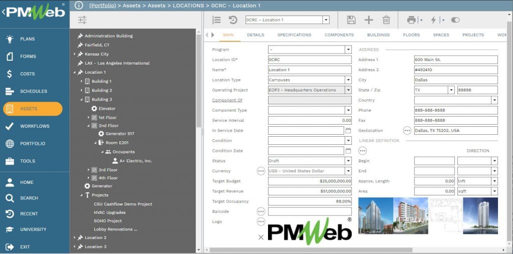 PMWeb 7 Asset Explorer