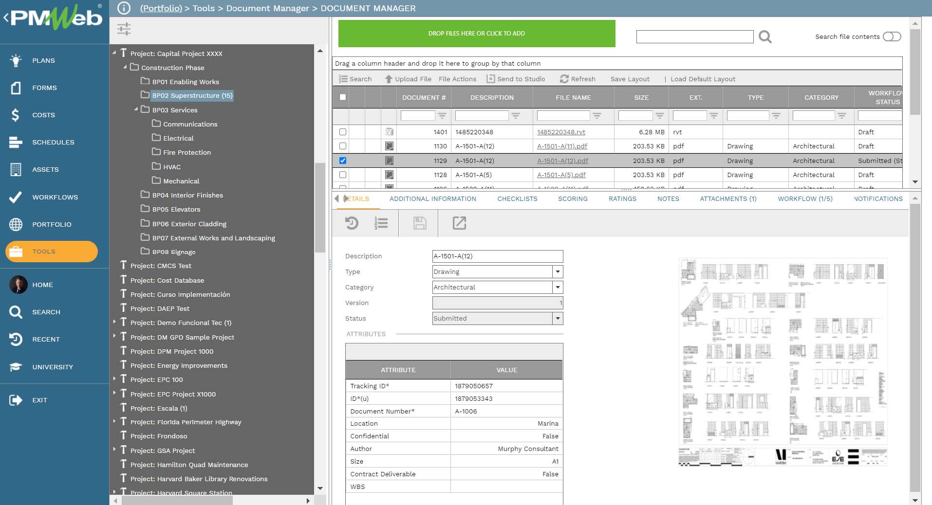 PMWeb 7 Tools Document Manager 