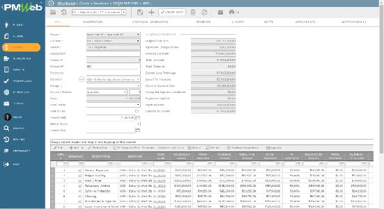 PMWeb 7 Costs Invoices Requisition 
Main