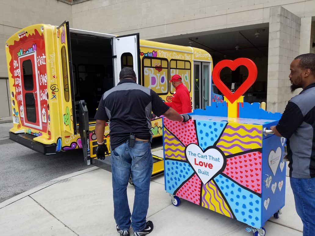 COAA Cares Happy Wheels Cart for Hospital Donates by PMWeb