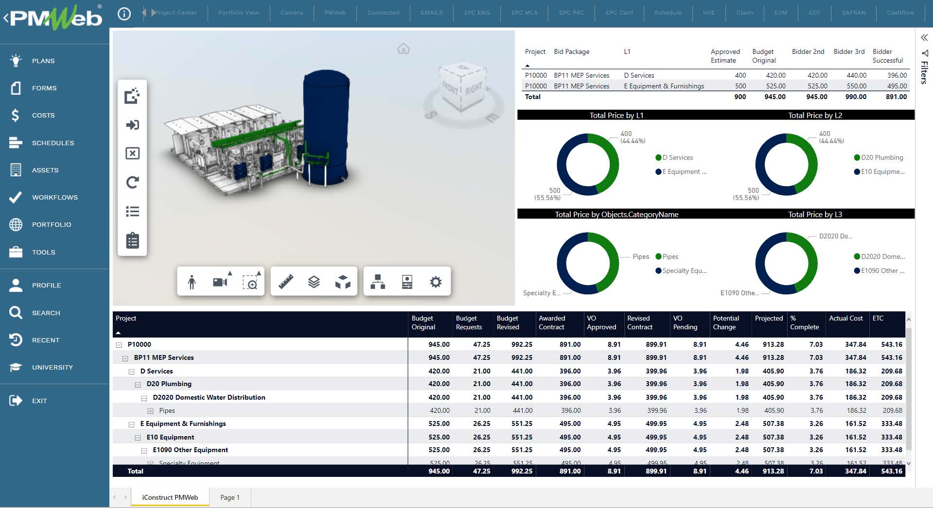 Setting the Project Control System (PCS) Cost Management Module: Connected Cost