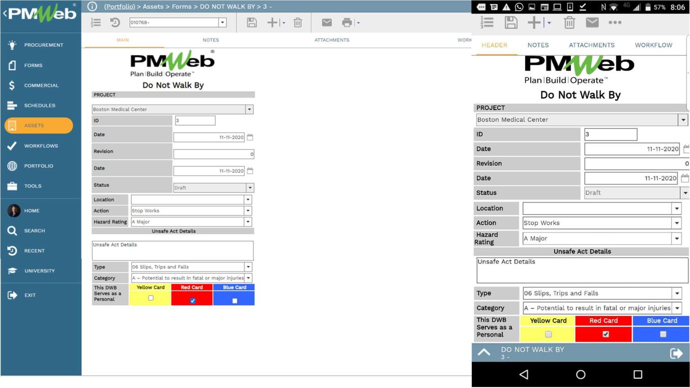 PMWeb 7 Assets Forms Do not Walk By 
Main 