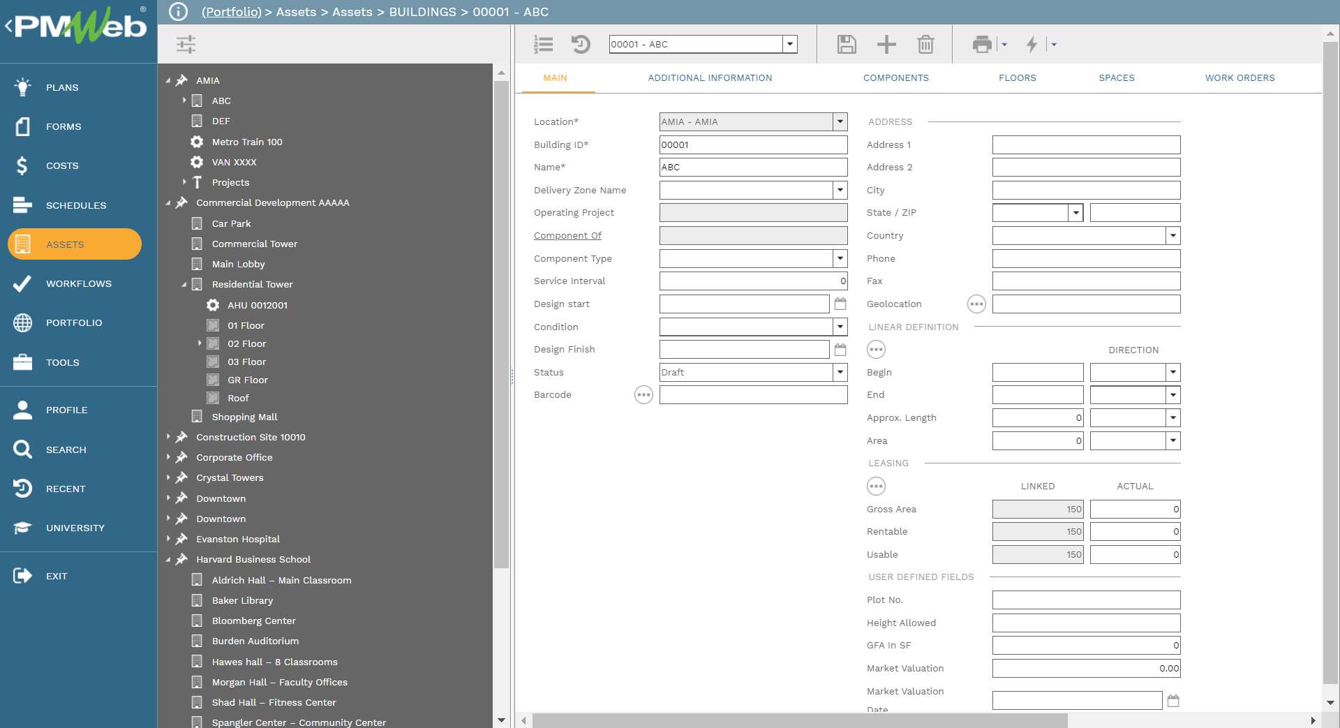 PMWeb 7 Assets Assets Building 0001 ABC
Main